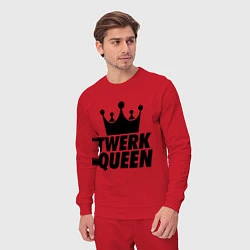 Костюм хлопковый мужской Twerk Queen, цвет: красный — фото 2