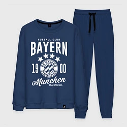 Костюм хлопковый мужской Bayern Munchen 1900, цвет: тёмно-синий