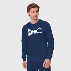Костюм хлопковый мужской DMC, цвет: тёмно-синий — фото 2