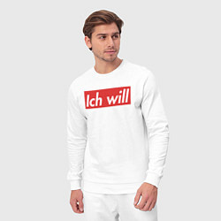 Костюм хлопковый мужской Ich will, цвет: белый — фото 2