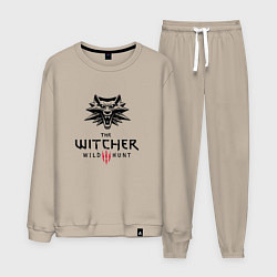 Костюм хлопковый мужской THE WITCHER 3:WILD HUNT, цвет: миндальный