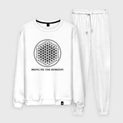 Костюм хлопковый мужской BRING ME THE HORIZON, цвет: белый