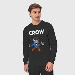Костюм хлопковый мужской BRAWL STARS CROW, цвет: черный — фото 2