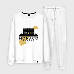 Костюм хлопковый мужской Монако, цвет: белый