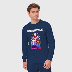 Костюм хлопковый мужской UNDERTALE, цвет: тёмно-синий — фото 2