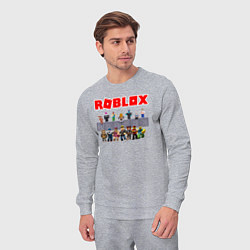 Костюм хлопковый мужской ROBLOX, цвет: меланж — фото 2