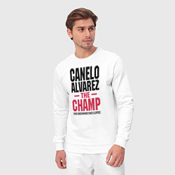 Костюм хлопковый мужской Canelo Alvarez, цвет: белый — фото 2