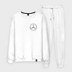 Костюм хлопковый мужской MERCEDES-BENZ, цвет: белый