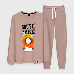 Костюм хлопковый мужской South Park Кенни, цвет: пыльно-розовый