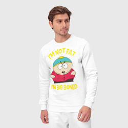 Костюм хлопковый мужской South Park, Эрик Картман, цвет: белый — фото 2