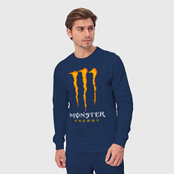 Костюм хлопковый мужской MONSTER ENERGY, цвет: тёмно-синий — фото 2