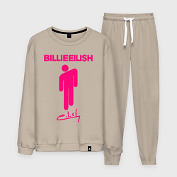 Костюм хлопковый мужской BILLIE EILISH, цвет: миндальный