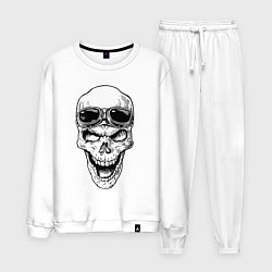 Мужской костюм Skull and glasses