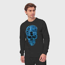 Костюм хлопковый мужской Skull - illusion, цвет: черный — фото 2