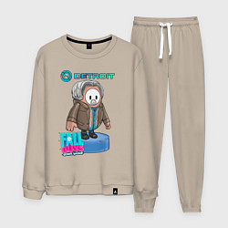 Костюм хлопковый мужской Fall Guys Detroit RK800, цвет: миндальный