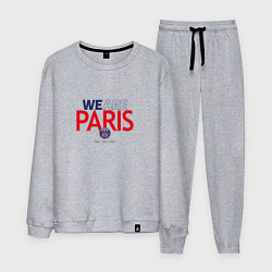 Костюм хлопковый мужской PSG We Are Paris 202223, цвет: меланж
