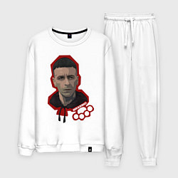 Костюм хлопковый мужской Голяк Brassic Винни Онил, цвет: белый