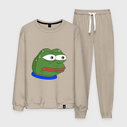 Костюм хлопковый мужской Pepe MonkaS, цвет: миндальный