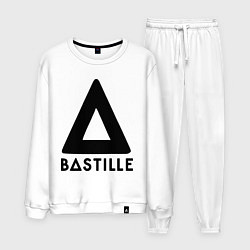 Костюм хлопковый мужской Bastille, цвет: белый