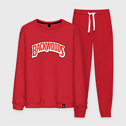 Костюм хлопковый мужской BACKWOODS, цвет: красный