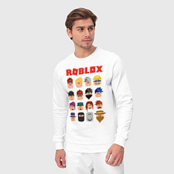 Костюм хлопковый мужской ROBLOX, цвет: белый — фото 2