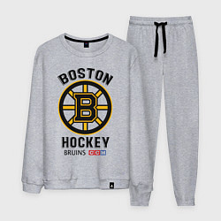 Костюм хлопковый мужской BOSTON BRUINS NHL, цвет: меланж