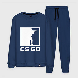 Костюм хлопковый мужской CS GO, цвет: тёмно-синий
