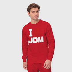 Костюм хлопковый мужской JDM, цвет: красный — фото 2
