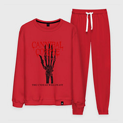 Костюм хлопковый мужской Cannibal Corpse Труп Каннибала Z, цвет: красный