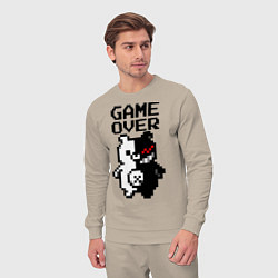 Костюм хлопковый мужской MONOKUMA GAME OVER, цвет: миндальный — фото 2