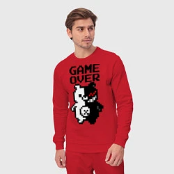 Костюм хлопковый мужской MONOKUMA GAME OVER, цвет: красный — фото 2