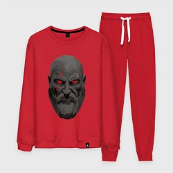 Костюм хлопковый мужской Kratos ART, цвет: красный