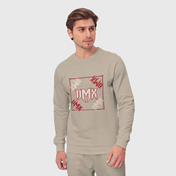 Костюм хлопковый мужской DMX Power, цвет: миндальный — фото 2
