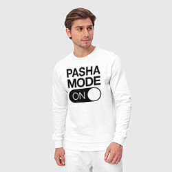 Костюм хлопковый мужской Pasha Mode On, цвет: белый — фото 2