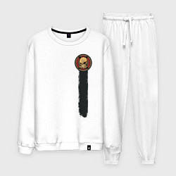 Костюм хлопковый мужской Ffdp, цвет: белый