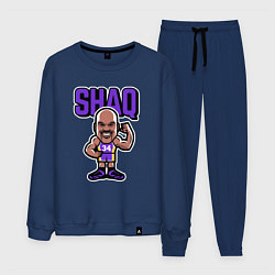 Костюм хлопковый мужской Shaq, цвет: тёмно-синий