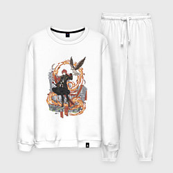 Мужской костюм Дилюк в деле