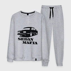 Костюм хлопковый мужской SEDAN MAFIA, цвет: меланж