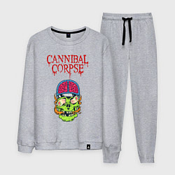 Костюм хлопковый мужской Cannibal Corpse Труп Каннибала Z, цвет: меланж