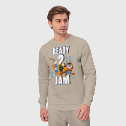 Костюм хлопковый мужской Ready 2 Jam, цвет: миндальный — фото 2