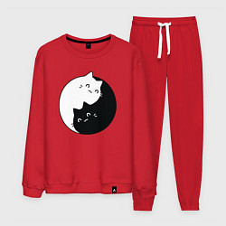 Мужской костюм Инь Ян Котики