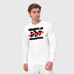 Костюм хлопковый мужской DDT НЕ СТРЕЛЯЙ!, цвет: белый — фото 2