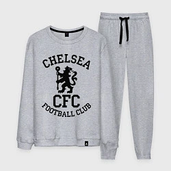 Костюм хлопковый мужской Chelsea CFC, цвет: меланж