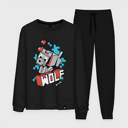 Мужской костюм Майнкрафт Волк, Minecraft Wolf