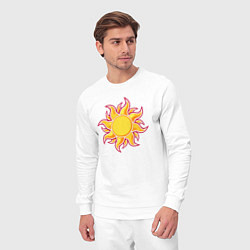 Костюм хлопковый мужской Super Sun, цвет: белый — фото 2