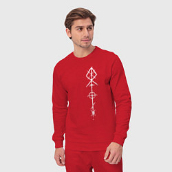 Костюм хлопковый мужской РУНЫ RUNES Z, цвет: красный — фото 2