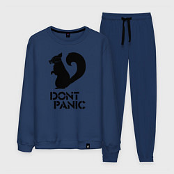 Мужской костюм Dont panic black