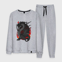 Костюм хлопковый мужской Голод, цвет: меланж