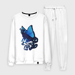 Костюм хлопковый мужской Звёздная фея, цвет: белый