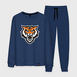 Костюм хлопковый мужской Tigers Team, цвет: тёмно-синий